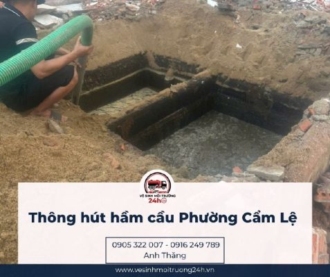 hút hầm cầu cẩm lệ